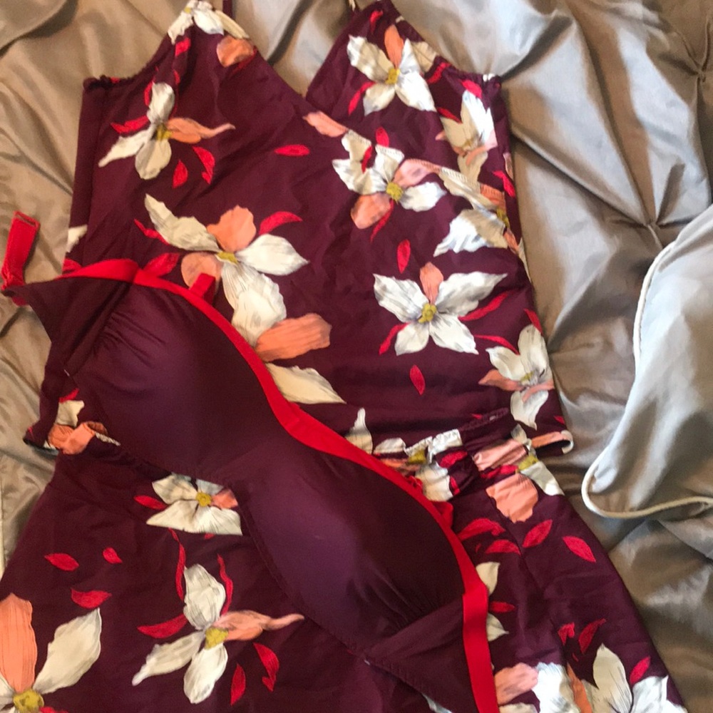 Lands end swim bundle, bra (36ddd or 38dd) sz 10
